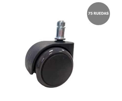 Piqueras y Crespo Kit de 75 ruedas engomadas de 50 mm perno 11 mm