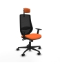 Piqueras y Crespo Mardos sincro bali naranja brazos 1D base nailon ruedas 65mm nailon cabecero 2D