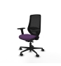 Piqueras y Crespo Mardos traslack bali morado brazos 2D base nailon ruedas 65mm nailon