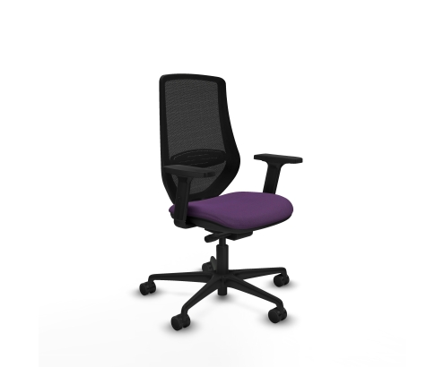 Piqueras y Crespo Mardos traslack bali morado brazos 2D base nailon ruedas 65mm nailon