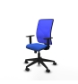 Piqueras y Crespo Motilla sincro malla azul bali azul brazos 1D base piramidal  ruedas 65mm nailon