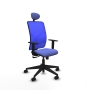 Piqueras y Crespo Motilla sincro malla azul bali azul claro brazos 1D base piramidal cabecero fijo ruedas 65mm nailon