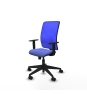 Piqueras y Crespo Motilla sincro malla azul bali azul claro brazos 1D base piramidal  ruedas 65mm nailon