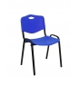 Piqueras y Crespo Pack 1 sillas Iso Pastic PVC azul