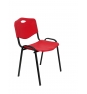 Piqueras y Crespo Pack 2 sillas Iso Pastic PVC rojo