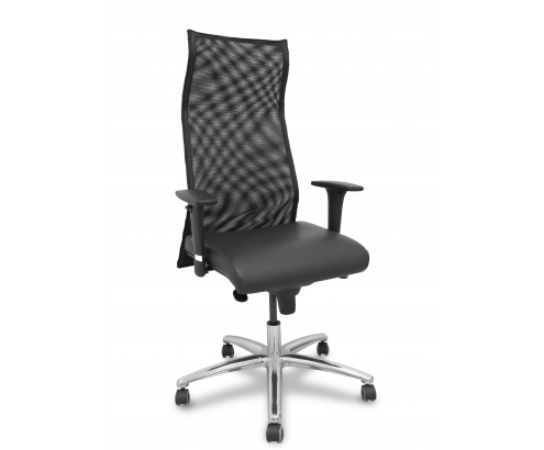 Piqueras y Crespo Sillon Sahuco XL similpiel negro hasta 160kg