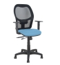 Piqueras y Crespo Silla Aloc?n traslack malla negra asiento bali azul cielo brazos regulables