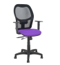 Piqueras y Crespo Silla Aloc?n traslack malla negra asiento bali lila brazos regulables