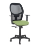 Piqueras y Crespo Silla Aloc?n traslack malla negra asiento bali verde oliva brazos regulables
