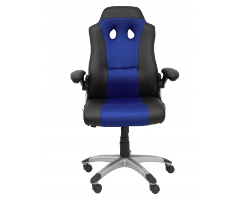 Piqueras y Crespo Silla gaming Talave similpiel negro y azul