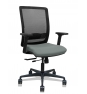 Piqueras y Crespo Silla Haches traslack malla negra asiento bali gris brazos 2D ruedas 65