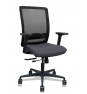 Piqueras y Crespo Silla Haches traslack malla negra asiento bali gris oscuro brazos 2D ruedas 65mm