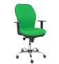 Piqueras y Crespo Silla Jorquera respaldo bali verde asiento bali verde base cromada y ruedas parqu
