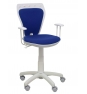 Piqueras y Crespo Silla juvenil Ministyle blanca bali azul