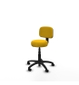 Piqueras y Crespo Silla Llanos giratorio bali amarillo base poliamida 600 ruedas nailon 50