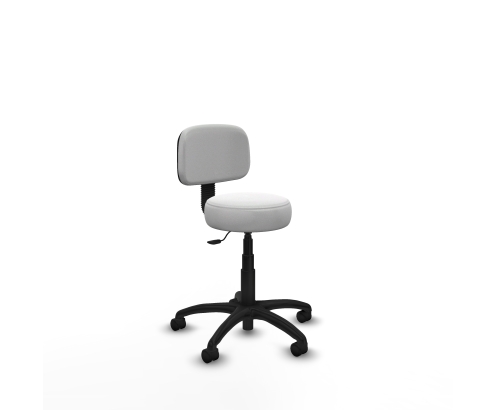 Piqueras y Crespo Silla Llanos giratorio bali blanco base poliamida 600 ruedas nailon 50