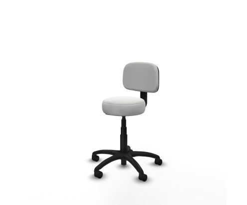 Piqueras y Crespo Silla Llanos giratorio bali blanco base poliamida 600 ruedas nailon 50
