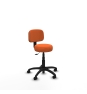 Piqueras y Crespo Silla Llanos giratorio bali naranja base poliamida 600 ruedas nailon 50