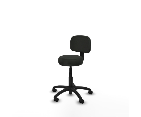 Piqueras y Crespo Silla Llanos giratorio bali negro base poliamida 600 ruedas nailon 50