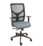 Piqueras y Crespo Silla Motilla traslack malla negra asiento bali gris brazo regulable