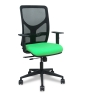 Piqueras y Crespo Silla Motilla traslack malla negra asiento bali pistacho brazo regulable