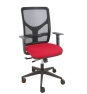 Piqueras y Crespo Silla Motilla traslack malla negra asiento bali rojo brazo regulable