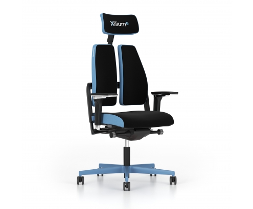 Piqueras y Crespo Silla Xilium G Duo traslak X-move azul brazo XD cabecero 2D