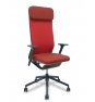 Piqueras y Crespo Silla YouTeam traslack Step rojo brazos 4D, base alum cabecero