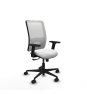 Piqueras y Crespo Zulema sincro malla blanca bali blanco brazos 2D base nailon  ruedas 65mm nailon
