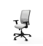 Piqueras y Crespo Zulema sincro malla blanca bali blanco brazos 2D base nailon  ruedas 65mm nailon