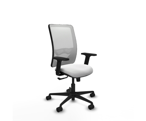Piqueras y Crespo Zulema sincro malla blanca bali blanco brazos 2D base nailon ruedas 65mm nailon