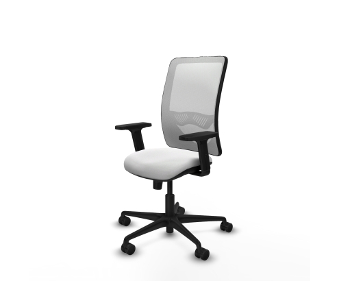 Piqueras y Crespo Zulema sincro malla blanca bali blanco brazos 2D base nailon ruedas 65mm nailon
