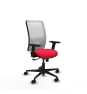 Piqueras y Crespo Zulema sincro malla blanca bali rojo brazos 2D base nailon  ruedas 65mm nailon