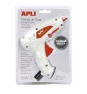 PISTOLA ADHESIVA APLI PREMIUM 20W + 2 BARRAS DE COLA TERMO FUSIBLE APLI 16668