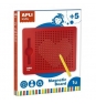 PIZARRA MAGNETICA APLI KIDS 215X12X170MM LAPIZ AMARILLO 10 FICHAS PARA NIÍ‘OS MAYORES 5 AÍ‘OS ROJO 17536 A 