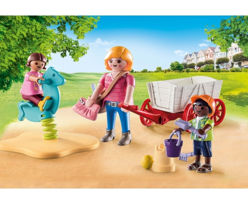 Playmobil starter pack educadora con carrito