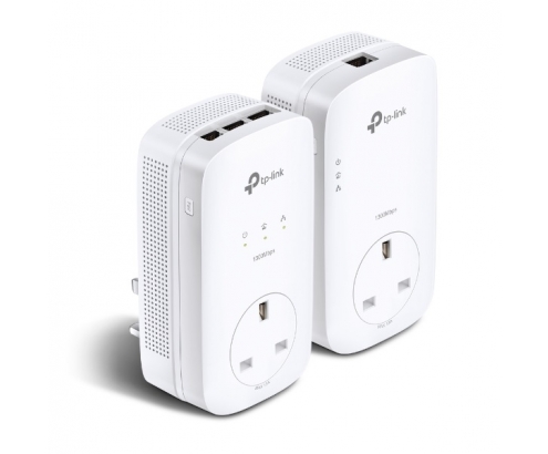 PLC TP-LINK HOMEPLUG AV1300 3P ETHERNET GIGA PASS THROUGH KIT DE 2U TL-PA8033P KIT