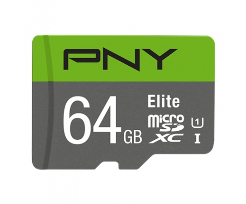 PNY Elite Memoria flash 64 GB MicroSDXC Clase 10