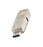 PNY HP x206C unidad flash USB 64 GB USB Type-A / USB Type-C 3.2 Gen 1 (3.1 Gen 1) Plata