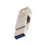 PNY HP x206C unidad flash USB 64 GB USB Type-A / USB Type-C 3.2 Gen 1 (3.1 Gen 1) Plata