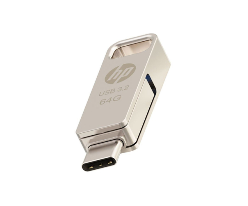 PNY HP x206C unidad flash USB 64 GB USB Type-A / USB Type-C 3.2 Gen 1 (3.1 Gen 1) Plata