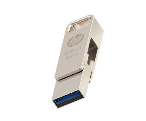 PNY HP x206C unidad flash USB 64 GB USB Type-A / USB Type-C 3.2 Gen 1 (3.1 Gen 1) Plata