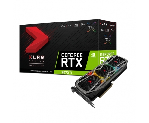 PNY RTX 3070 Ti 8GB XLR8 Gaming REVEL Edition NVIDIA GeForce RTX 3070 Ti GDDR6X