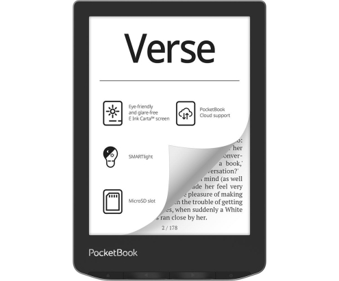PocketBook Verse lectore de e-book 8 GB Wifi Gris