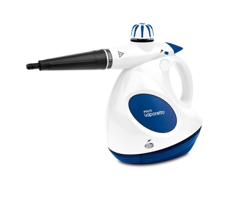 Polti Vaporetto First Limpiador a vapor portátil 0,2 L 1000 W Azul, Blanco