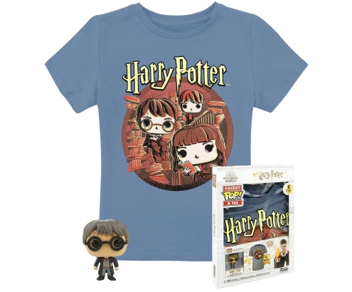 Pop & tee harry potter funko + camiseta trio talla xl