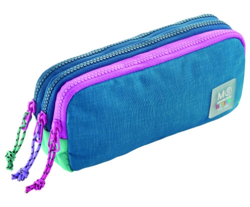 PORTATODOS TRIPLE RECTANGULAR RECICLADO RIDER PURPLE MIQUELRIUS MR19345