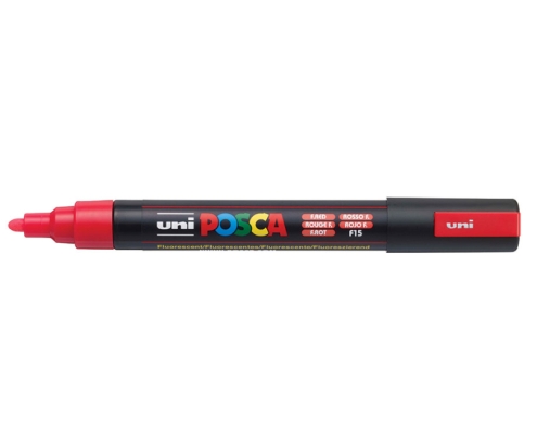 POSCA PC-5M Rojo fluorescente