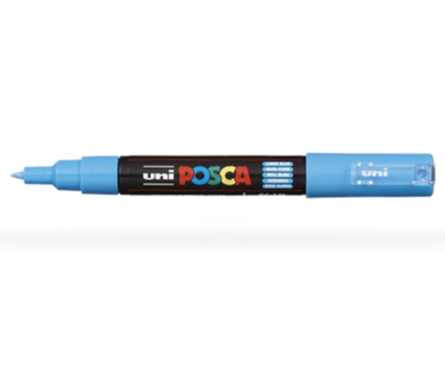 POSCA PC1MC BC marcador 1 pieza(s) Punta fina Azul claro