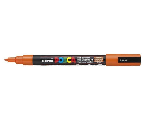 POSCA uni PC-3M marcador 1 pieza(s) Punta redonda Naranja